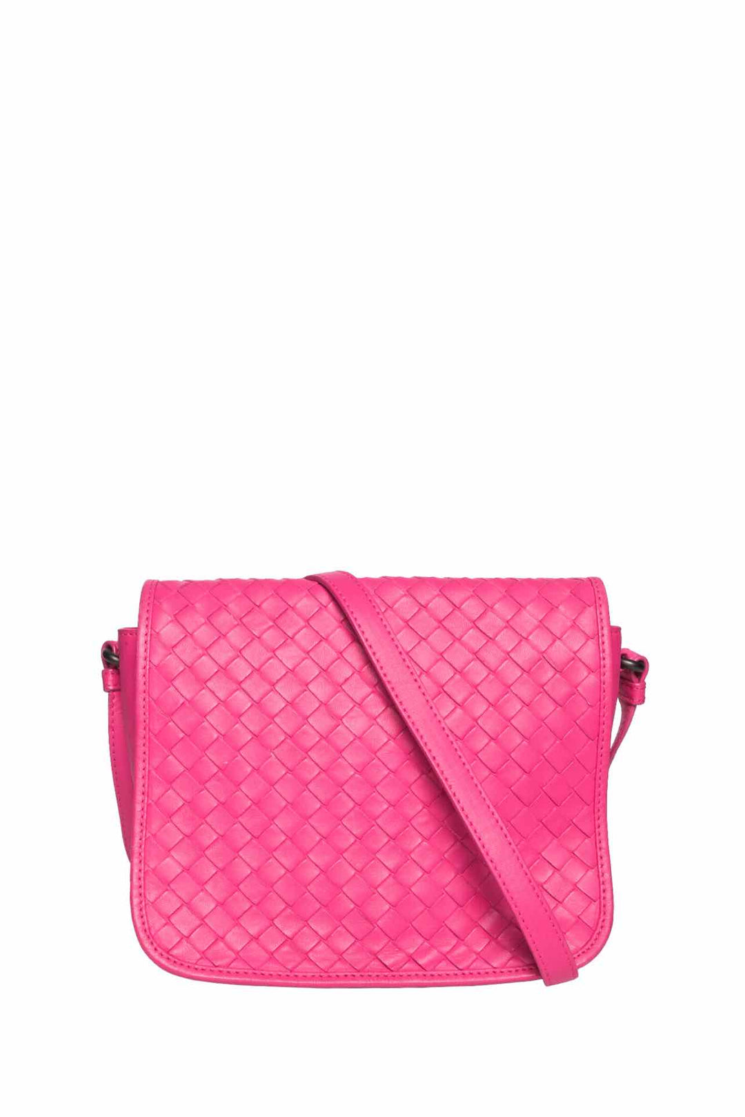 Bottega Veneta Intrecciato Leather Full Flap Crossbody