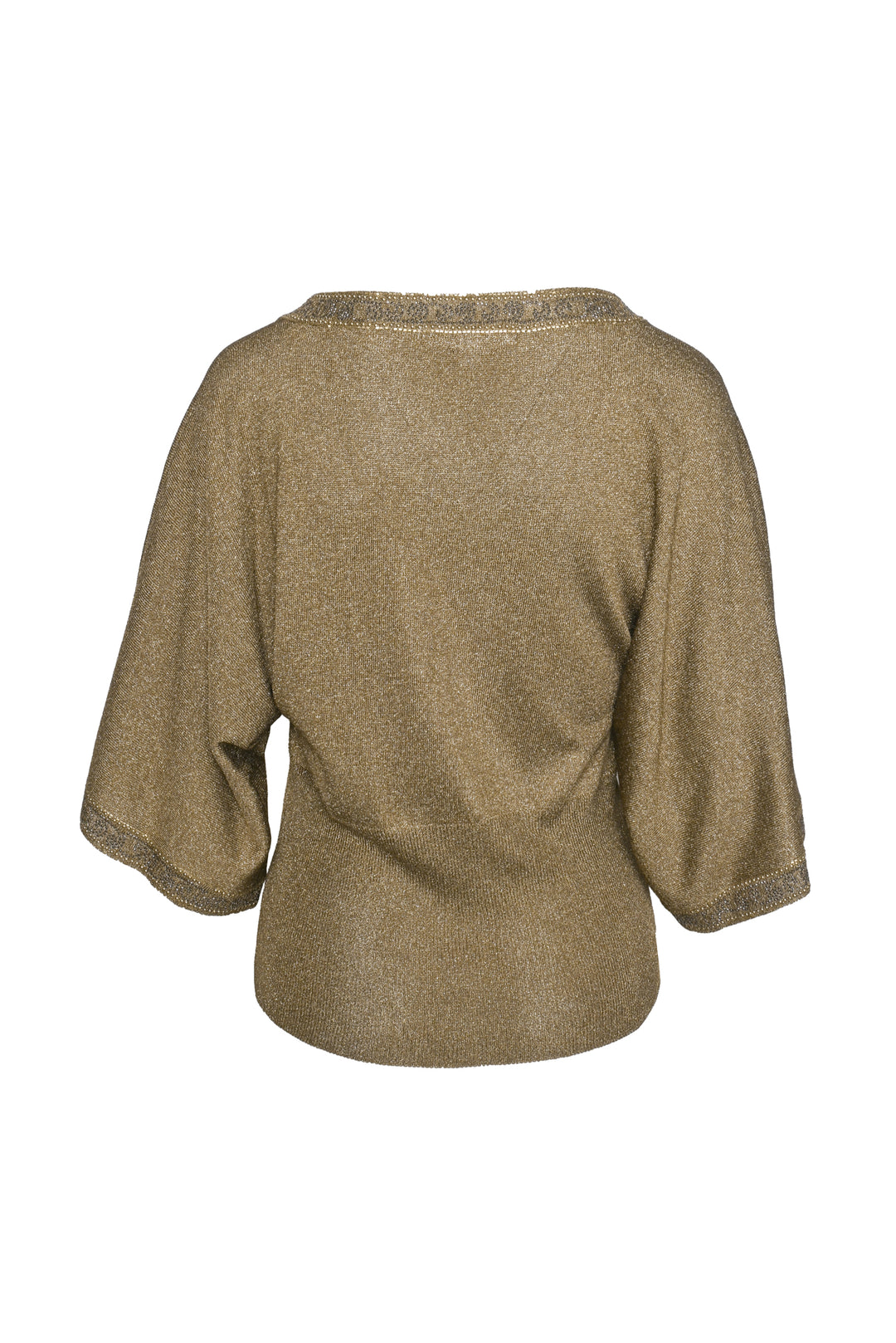 St. John Size S V-Neck Embellished Wide Sleeve Tops