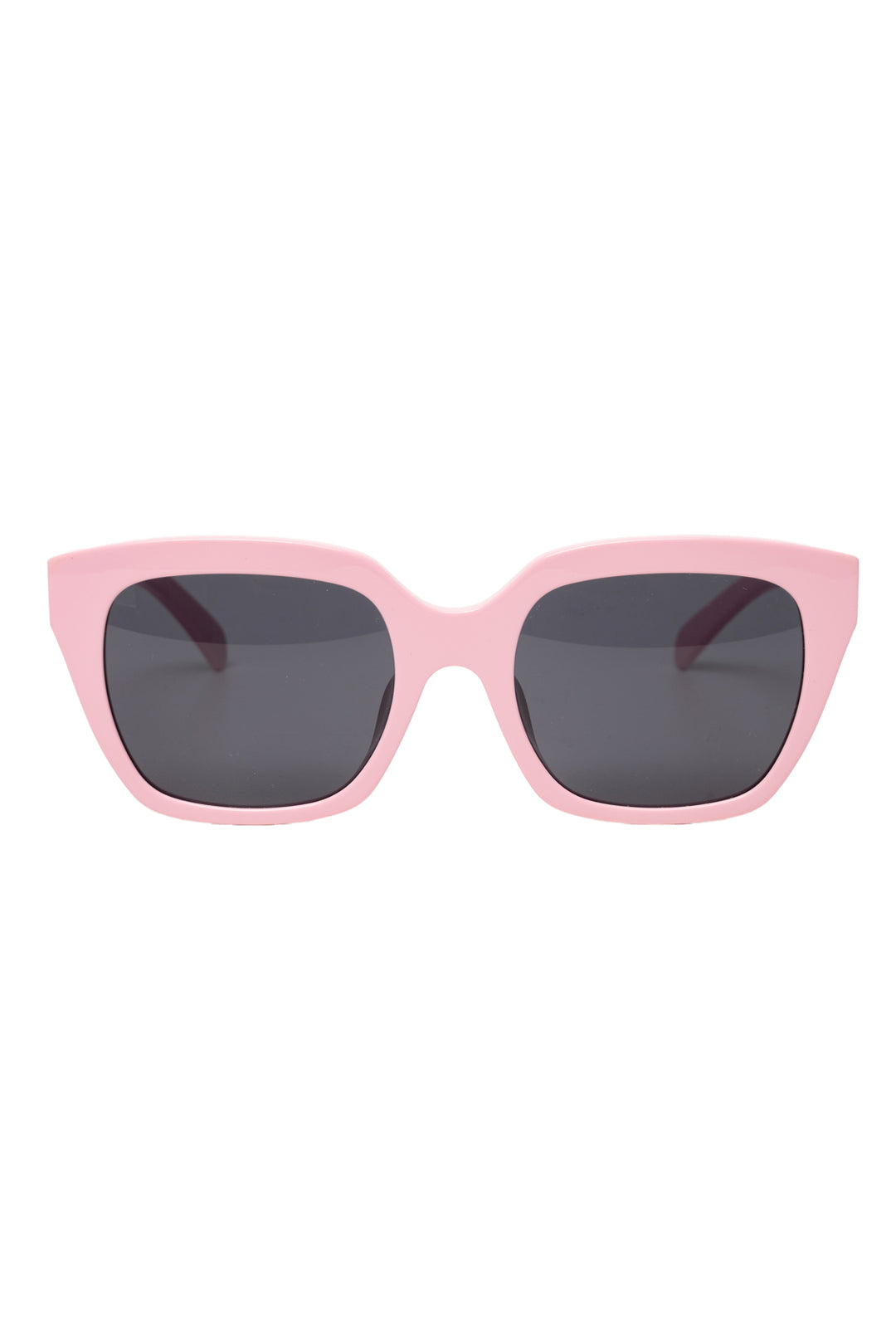 Celine Logo Monochroms Butterfly Square Sunglasses