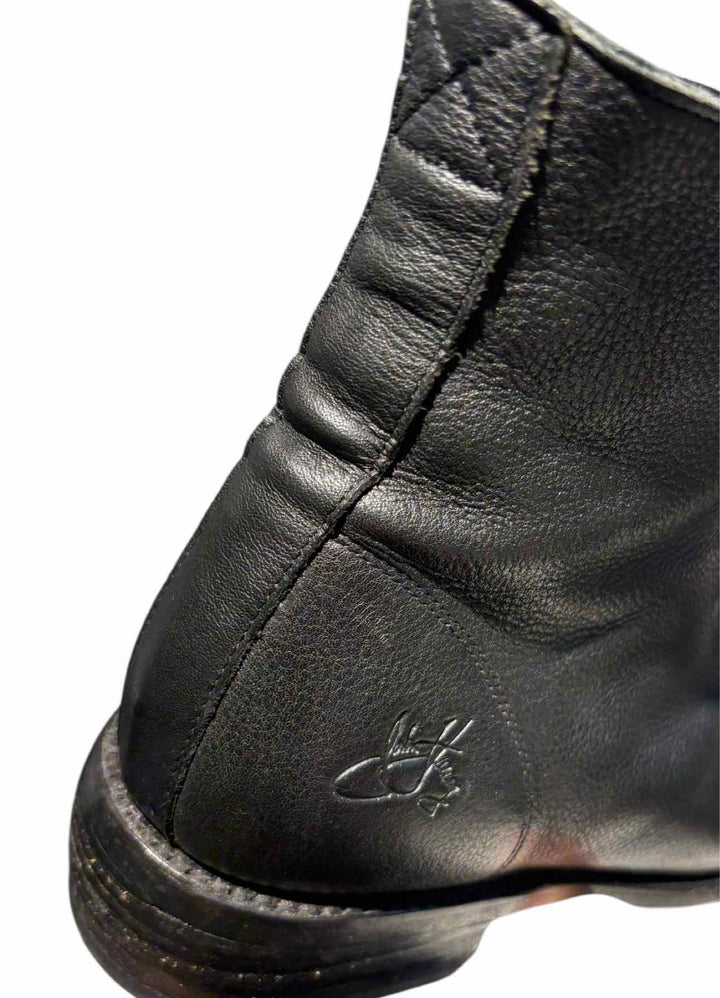 Fluevog Size 9 Ricard Leather Lace-up Ankle Boots