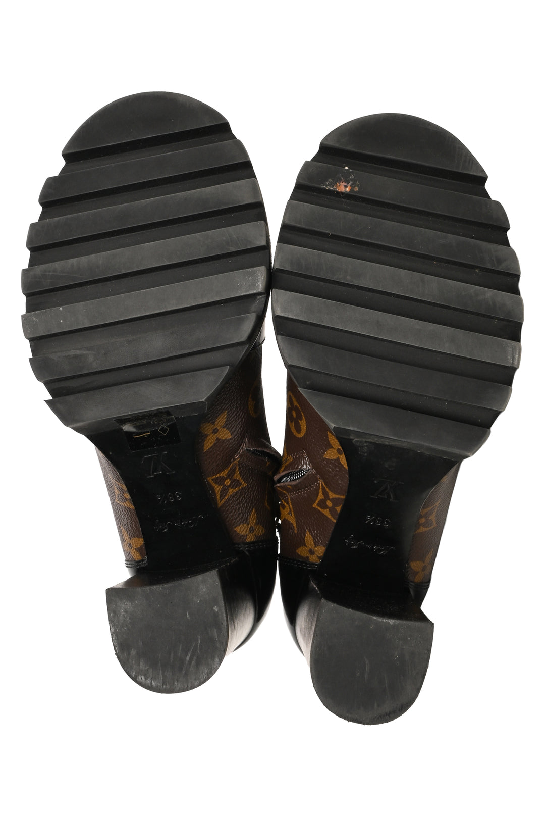 Louis Vuitton Size 38.5 Star Trail Ankle Boots