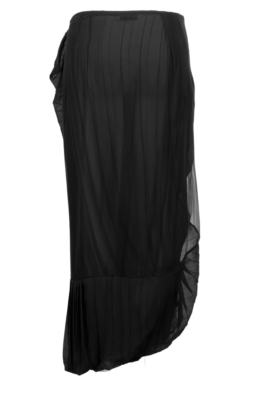 Dries Van Noten Size 36 Wrap Pleated Long Skirt