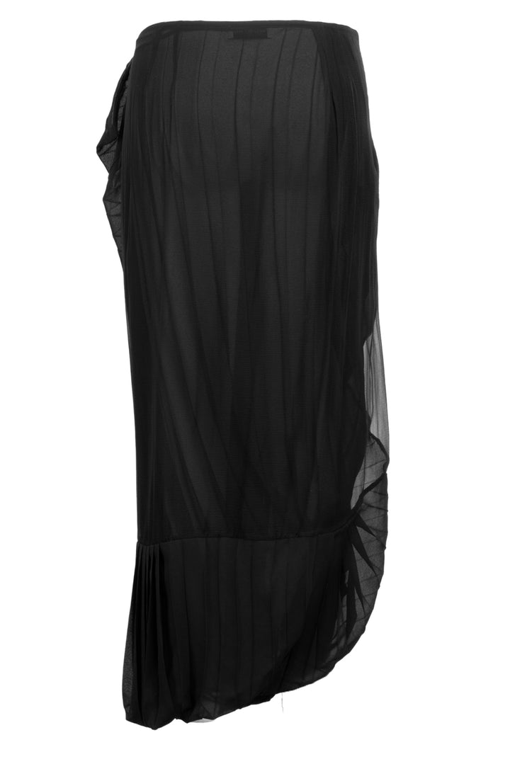 Dries Van Noten Size 36 Wrap Pleated Long Skirt