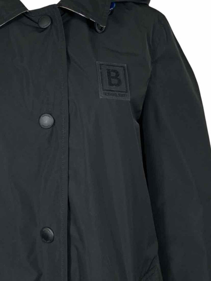 Burberry Size 6 Nylon Hooded Coat