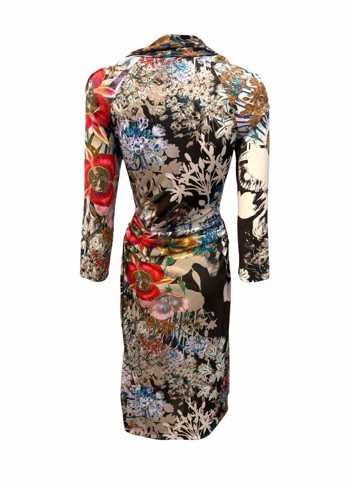 Etro Size 44 Floral Poly Dress