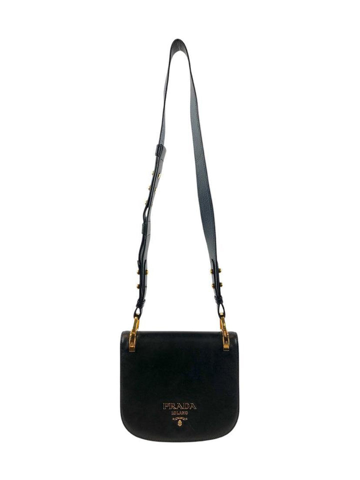 Prada City Calf Pionniere Saddle Crossbody Bag