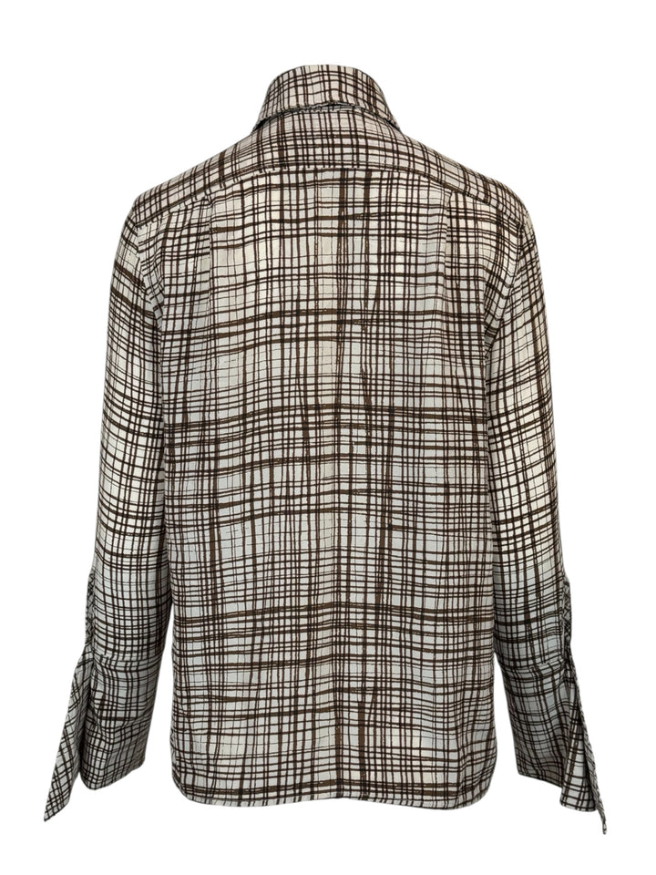 Erika Cavallini Size 38 Pattern Blouse