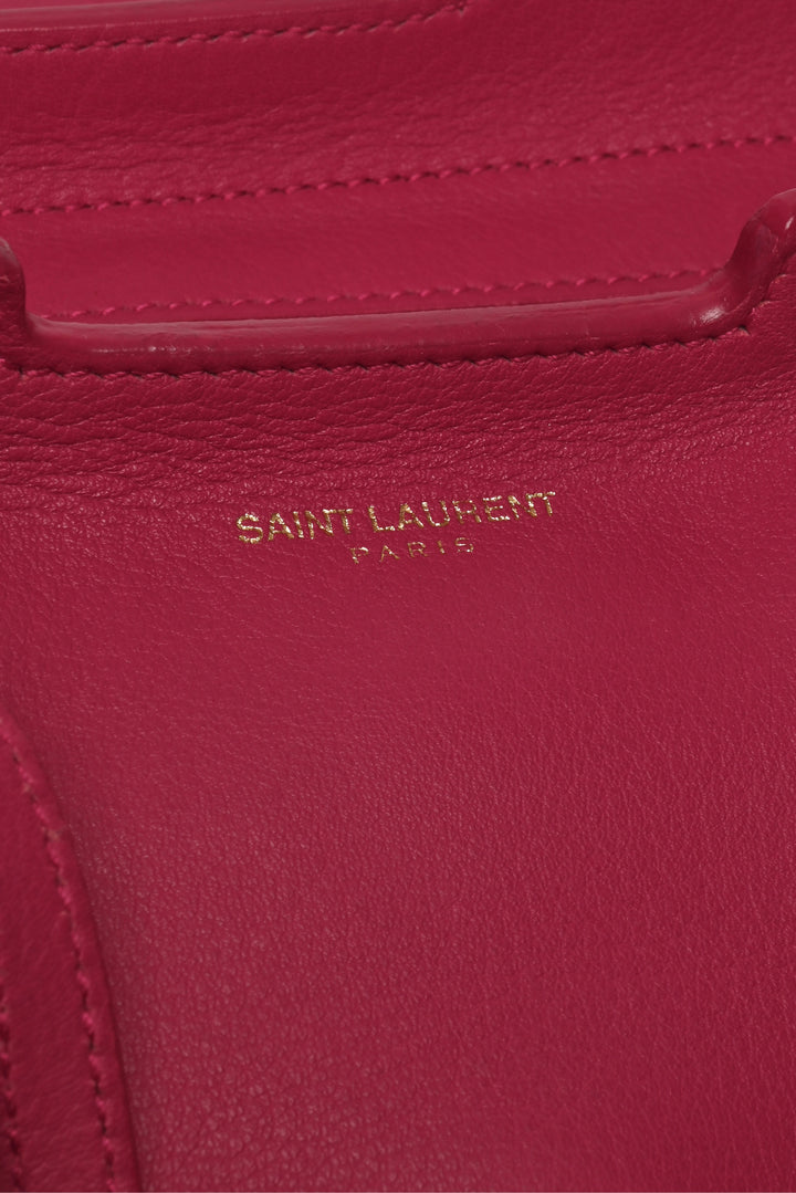Saint Laurent Calfskin Small Classic Y Cabas Bag