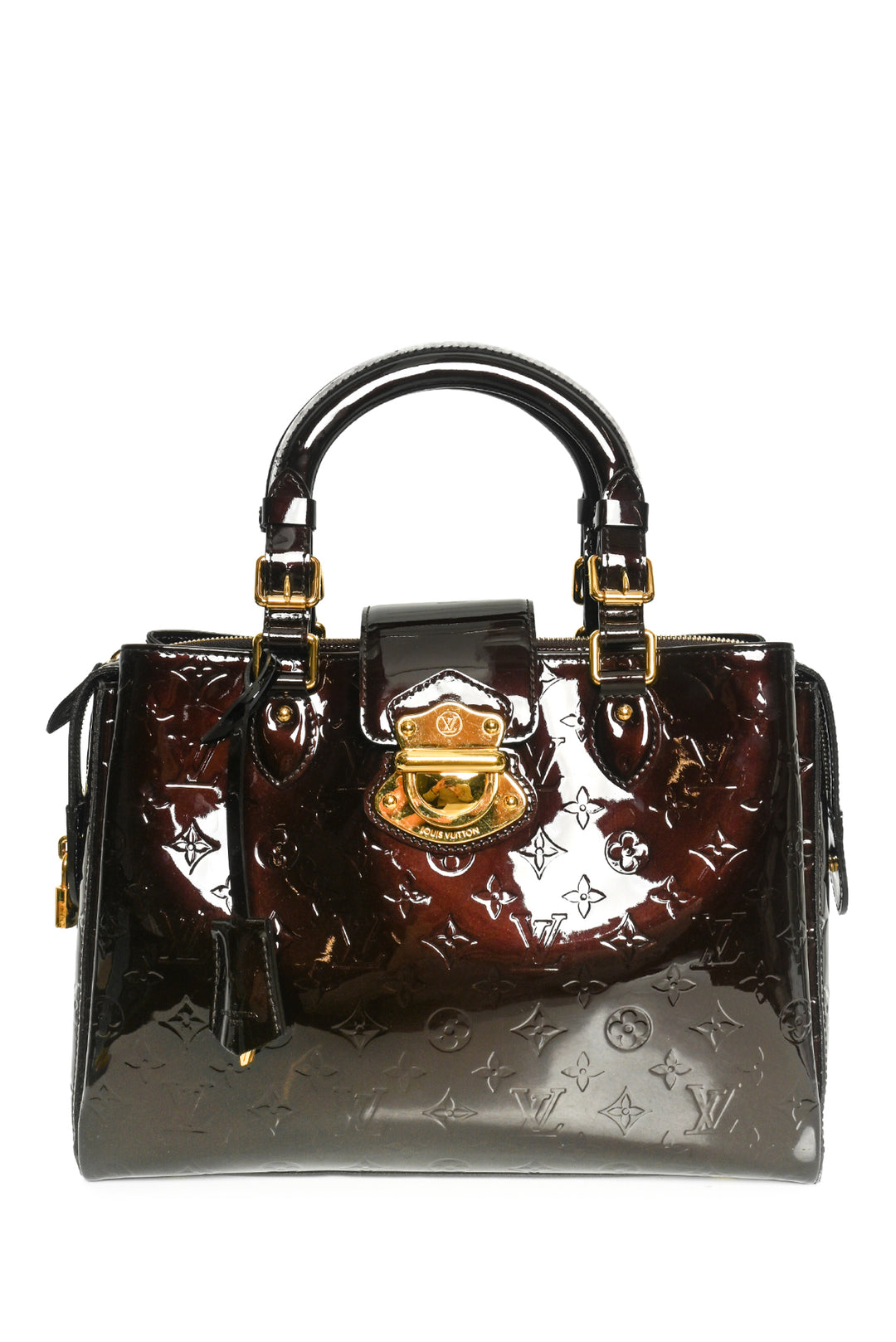 Louis Vuitton Amarante Monogram Vernis Melrose Avenue Tote