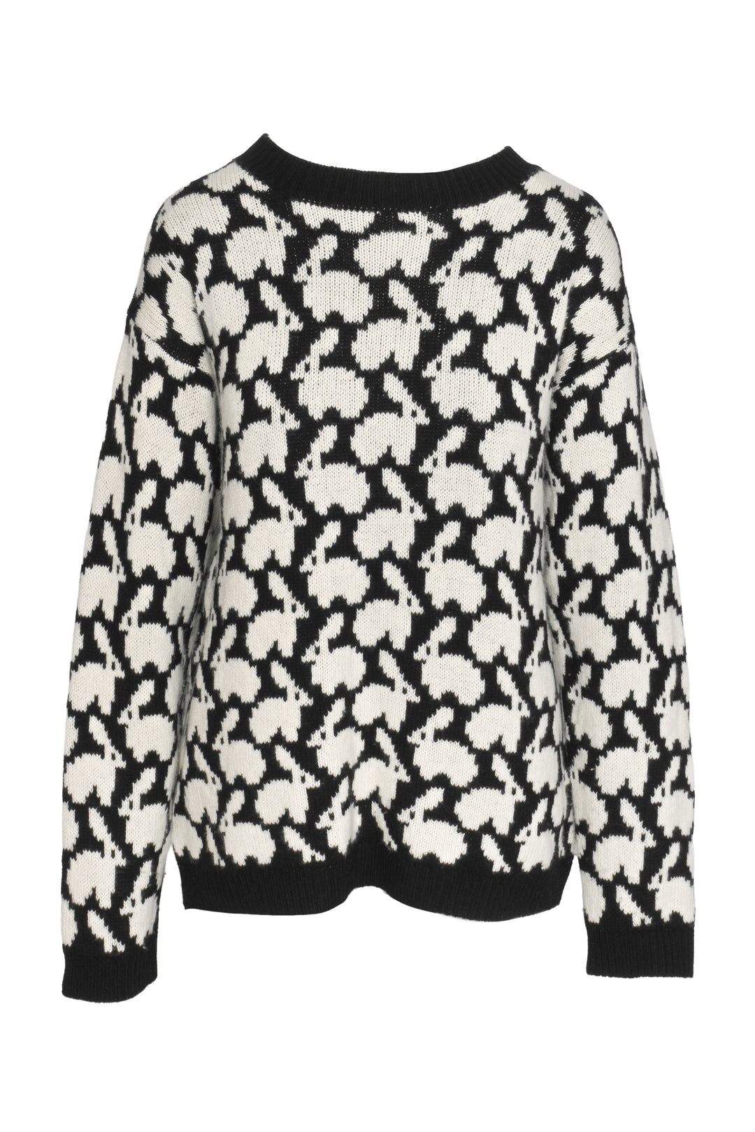 Moncler Grenoble Size L Rabbit Intarsia Knit Sweater
