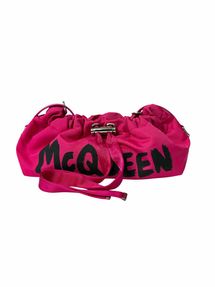 Alexander Mcqueen Bundle Soft Hobo Graffiti Logo Purse