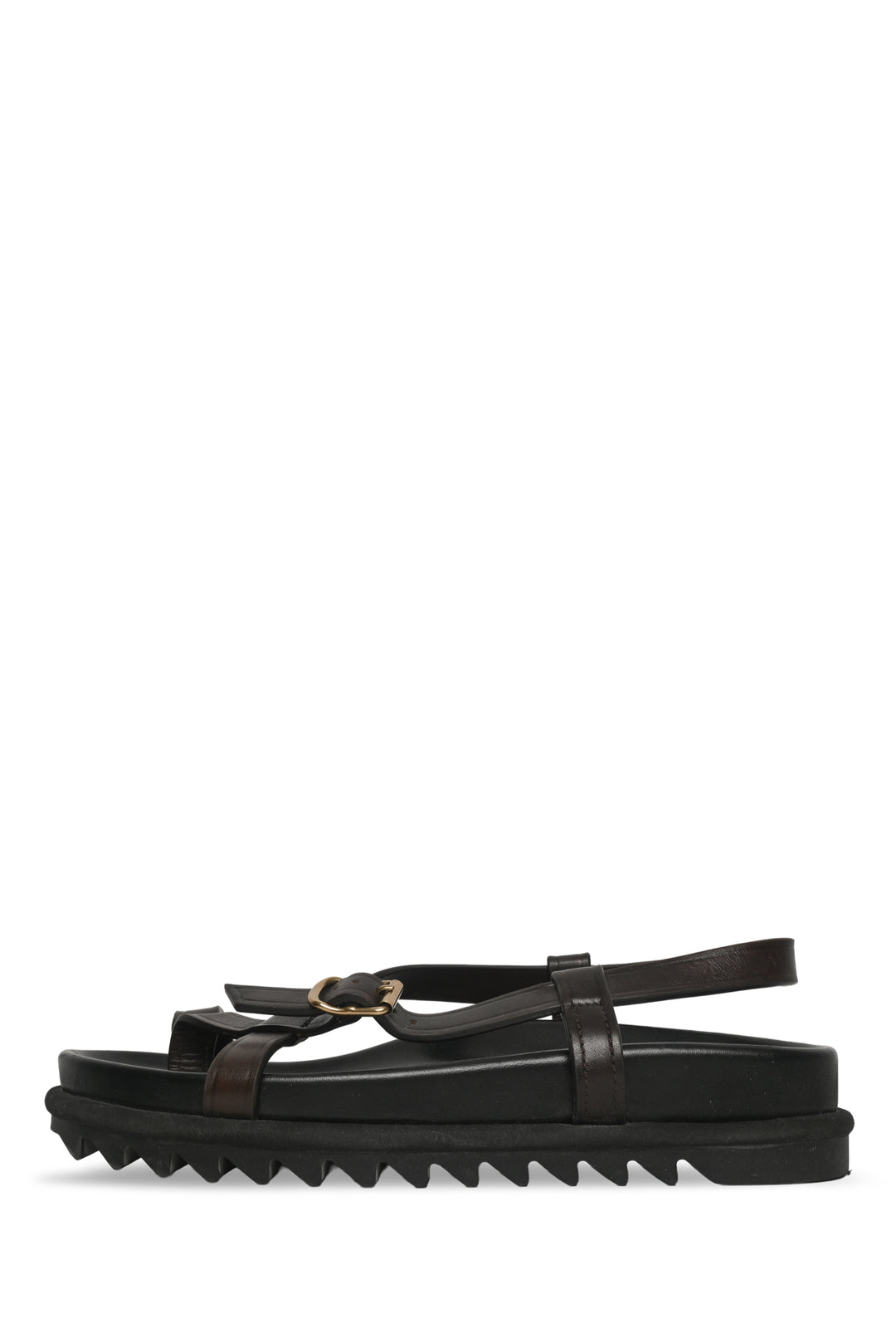 Dries Van Noten Size 40 Leather Strappy Buckle Sandals