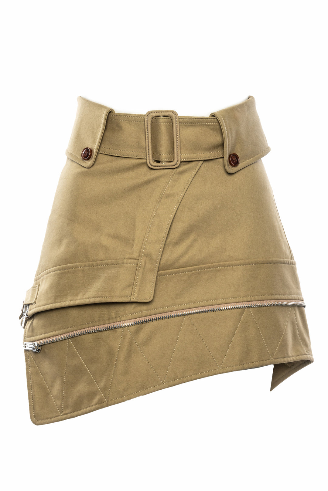 Alexander Wang Size 0 Deconstructed Trench Mini Skirt