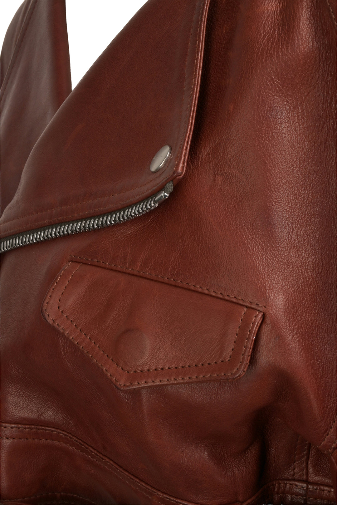 Rick Owens Size 2 Micro Biker Cropped Leather Jacket