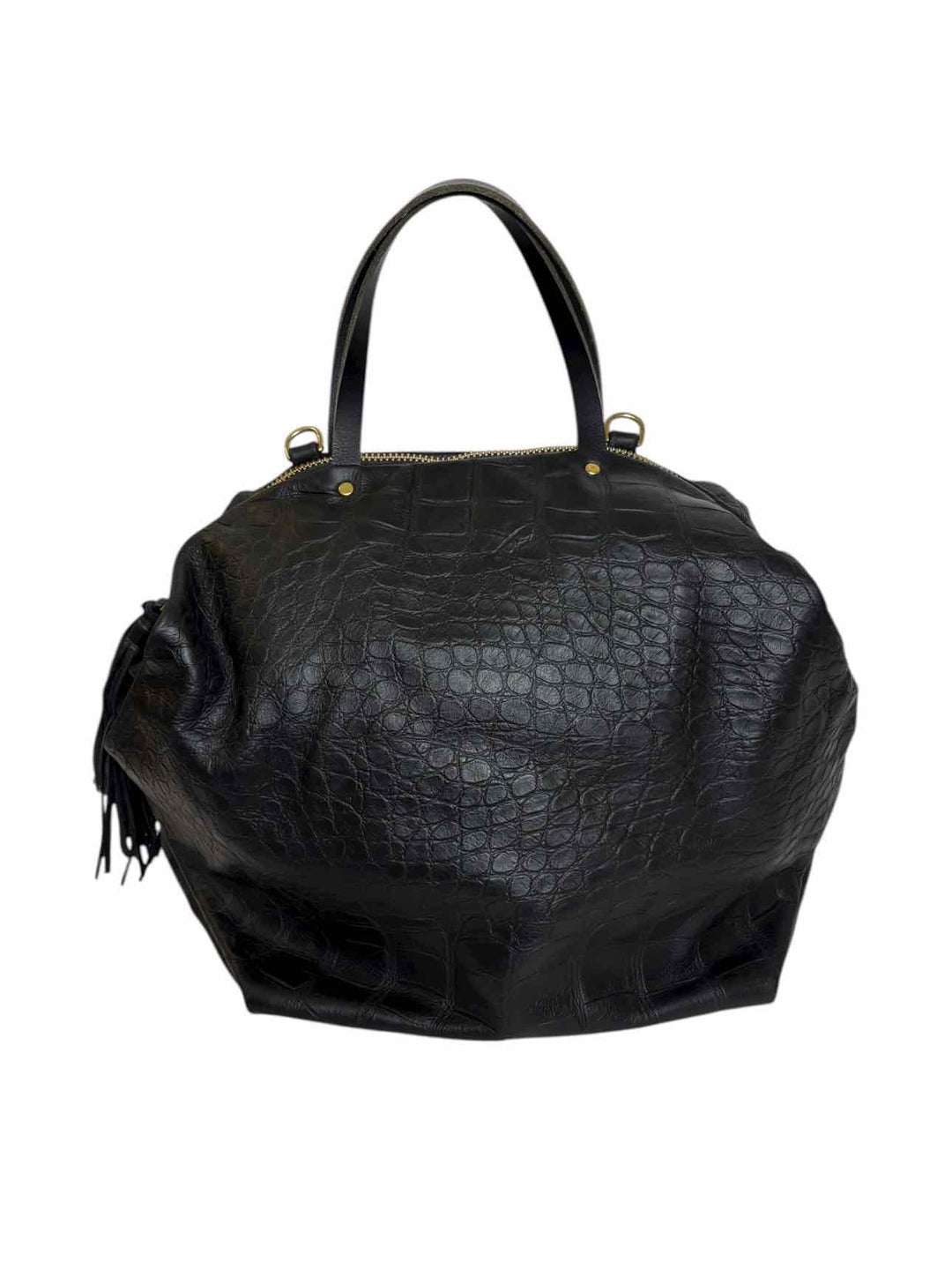 Custom Croc Embossed Leather Purse