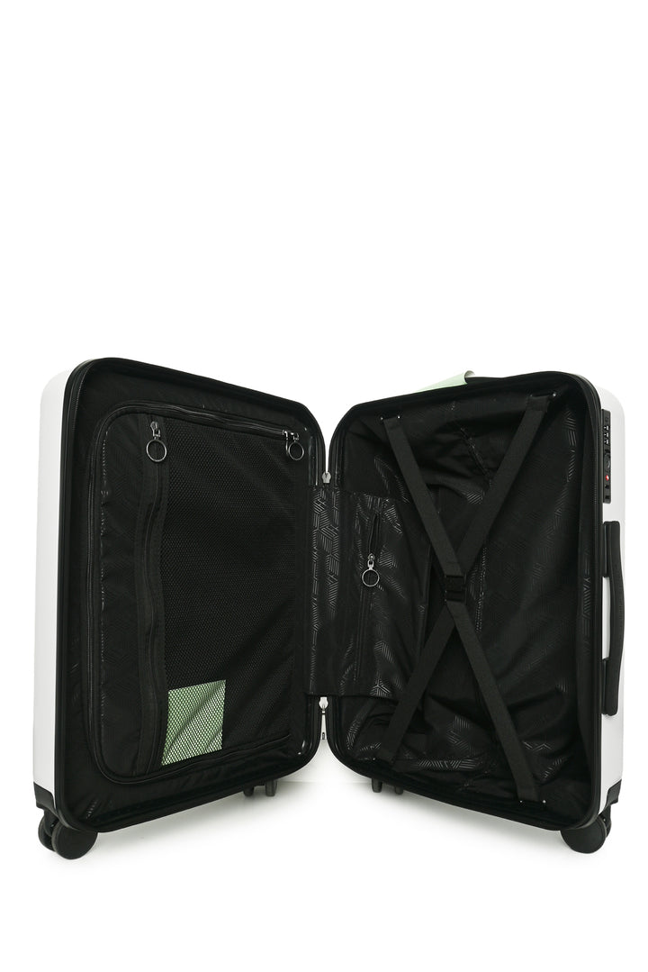 Off White Arrow Trolley Suitcase