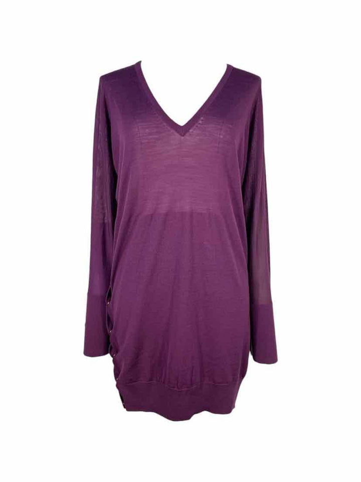 Versace Size 38 V Neck Sweater Dress