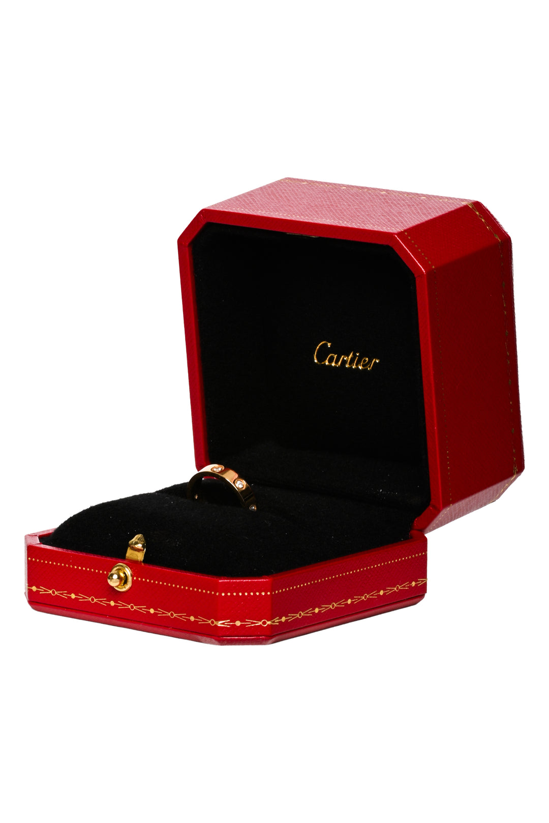 Cartier Size 4.5 2021 18K Yellow Gold 8 Diamond Love Ring