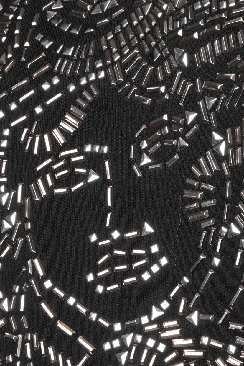 Versace Size S Men's Medusa Embellished Crewneck Sweatshirt