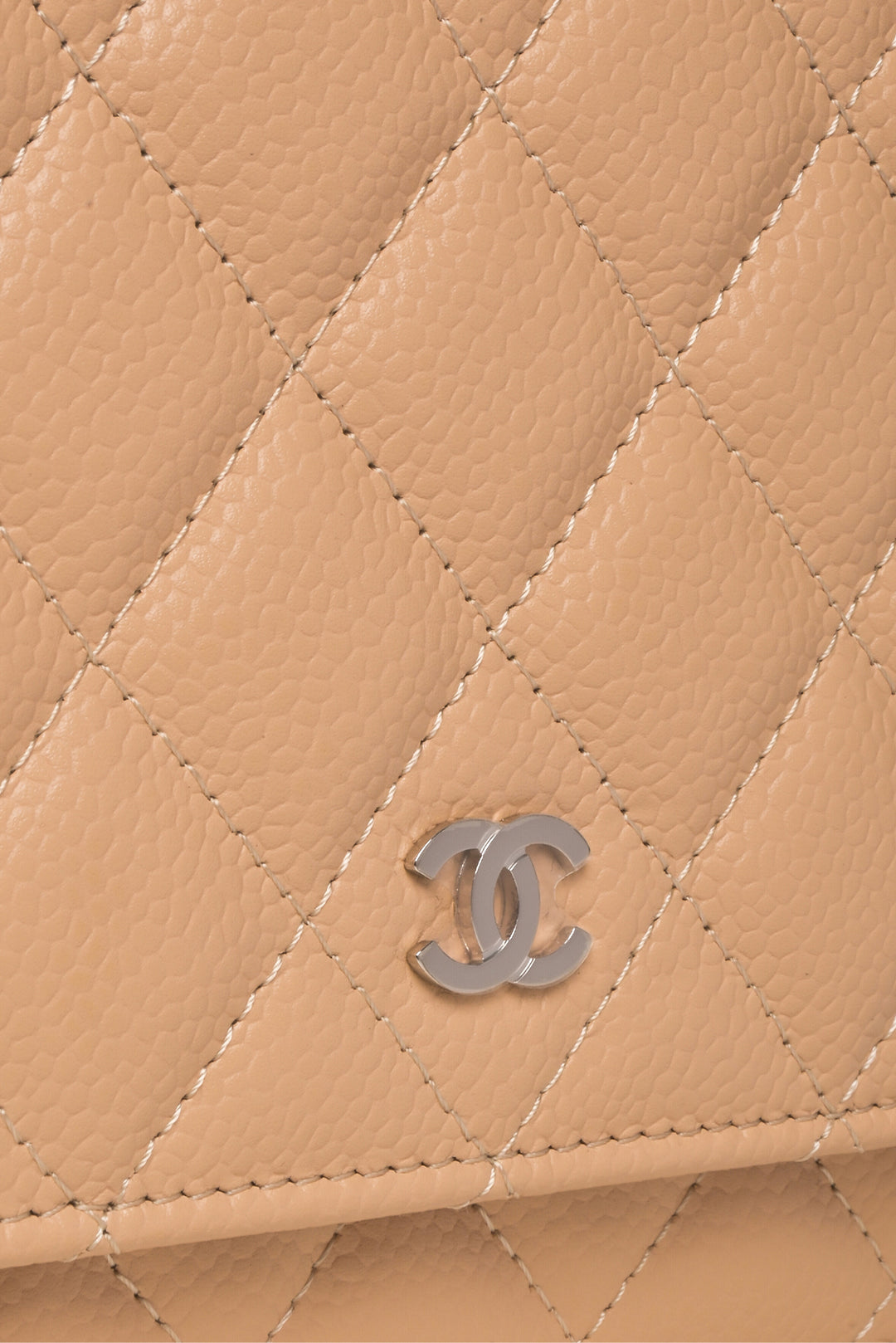 Chanel Quilted Caviar Wallet on Chain