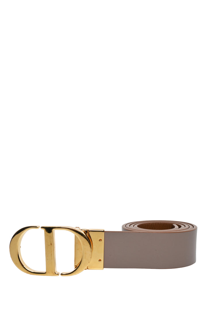 Christian Dior 30 Montaigne Reversible 35mm Smooth Calfskin Belt