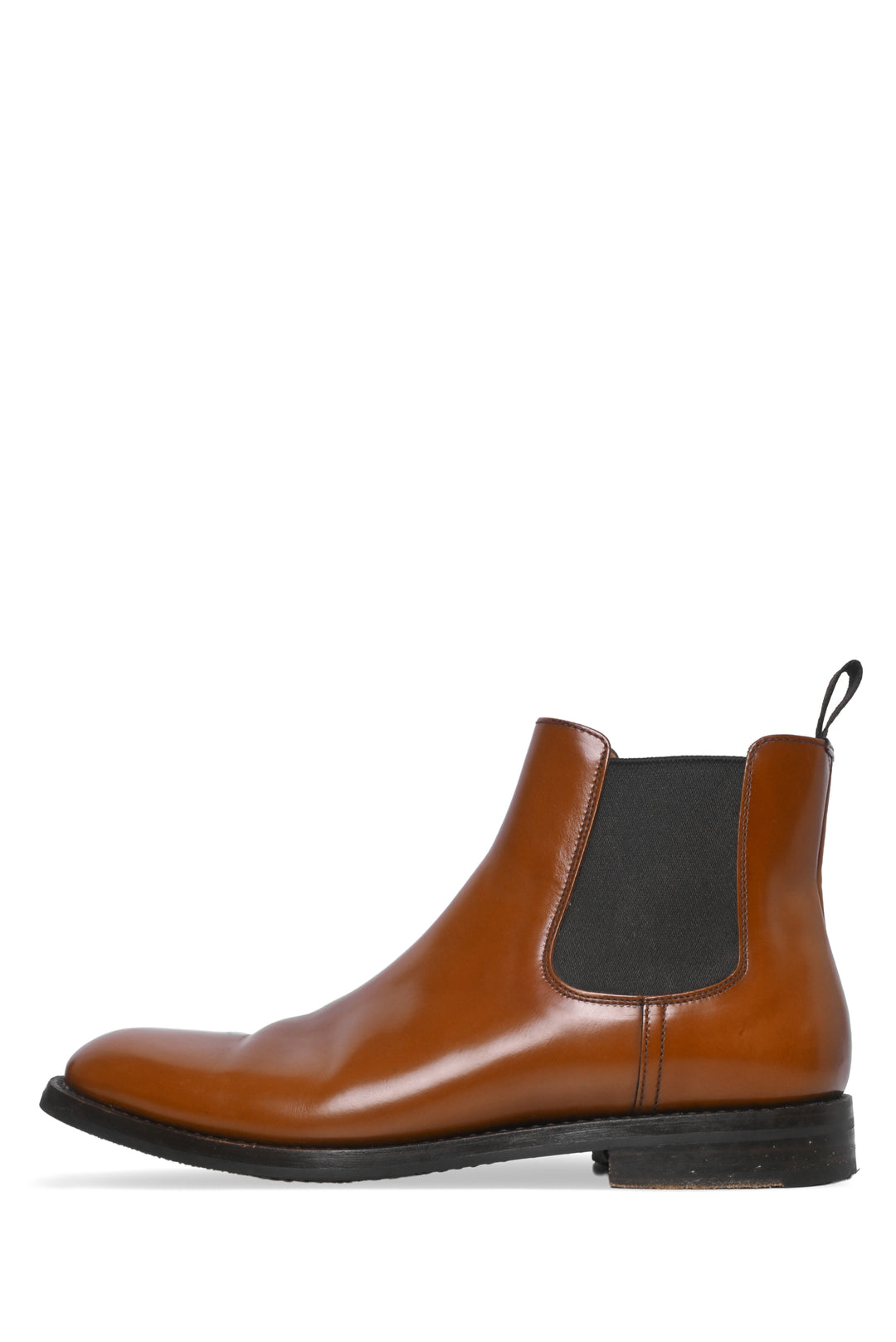 Church's Size 37 Polished Leather Chelsea Ankle Boots