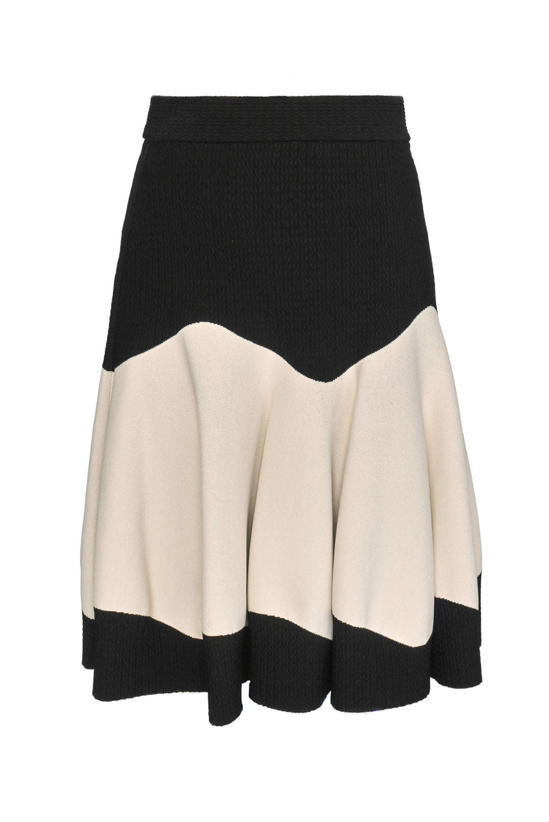 Alexander Mcqueen Size M Color Block Knee Length Skirt