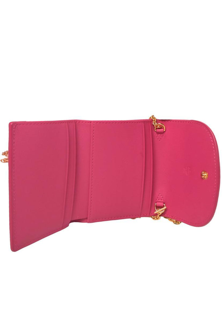 MCM Mini Travia Trifold Wallet On Chain