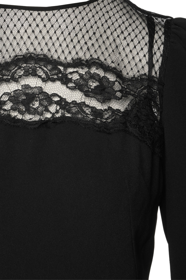 Dolce & Gabbana Size 46 Lace Knee Length Dress