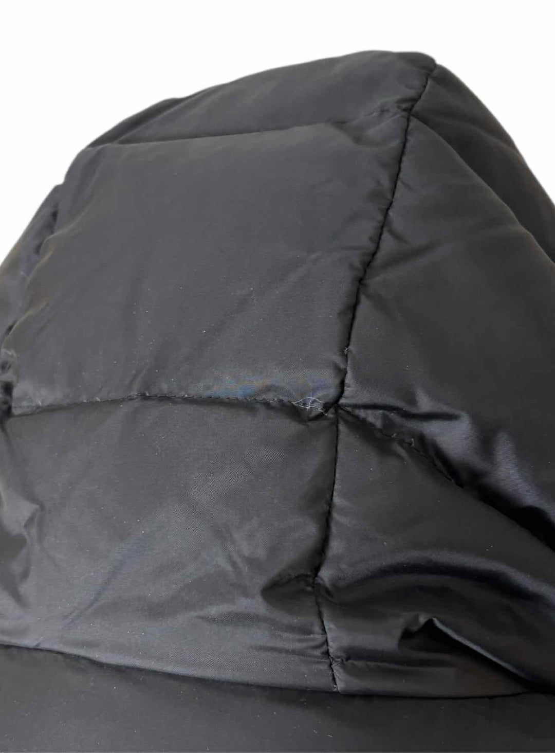 Burberry London Size 46 Quilted Poly Fur Trimmed Coat