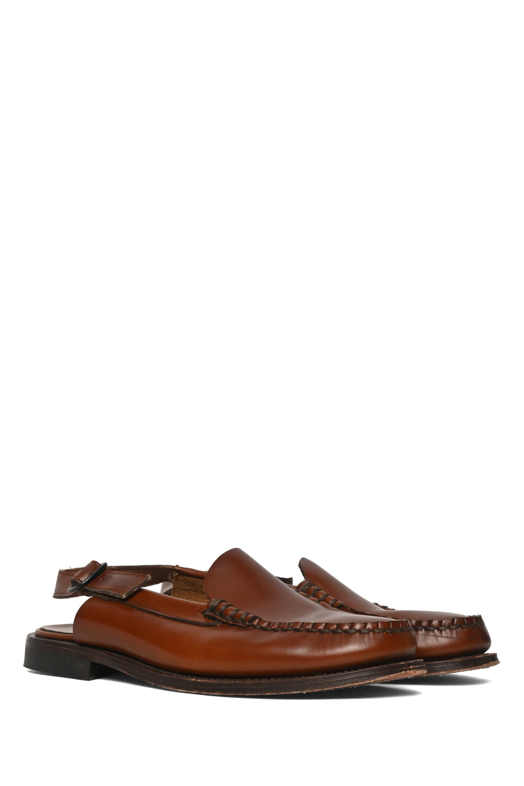 Hereu Size 38 Slingback Loafers