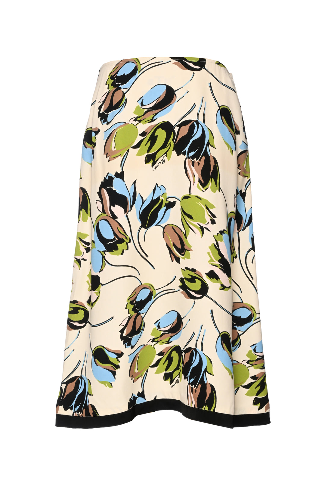 Marni Size 42 Floral Midi Skirt