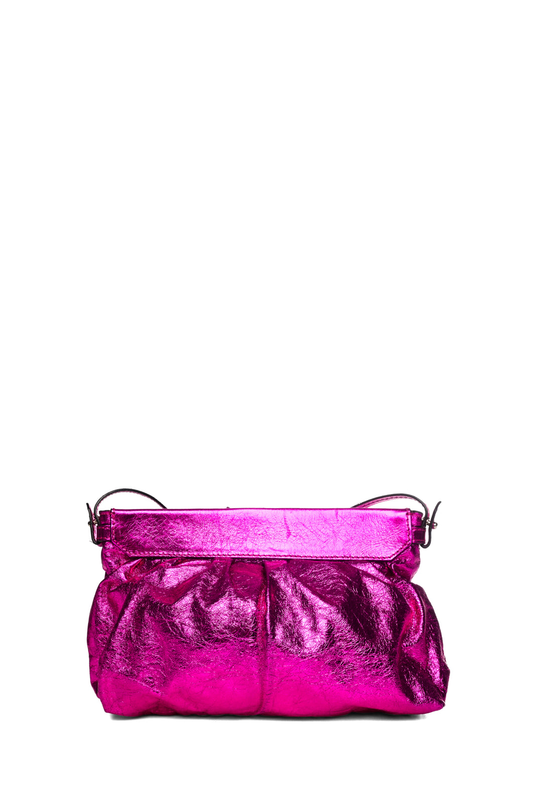 Isabel Marant Luzes Metallic Leather Clutch Bag