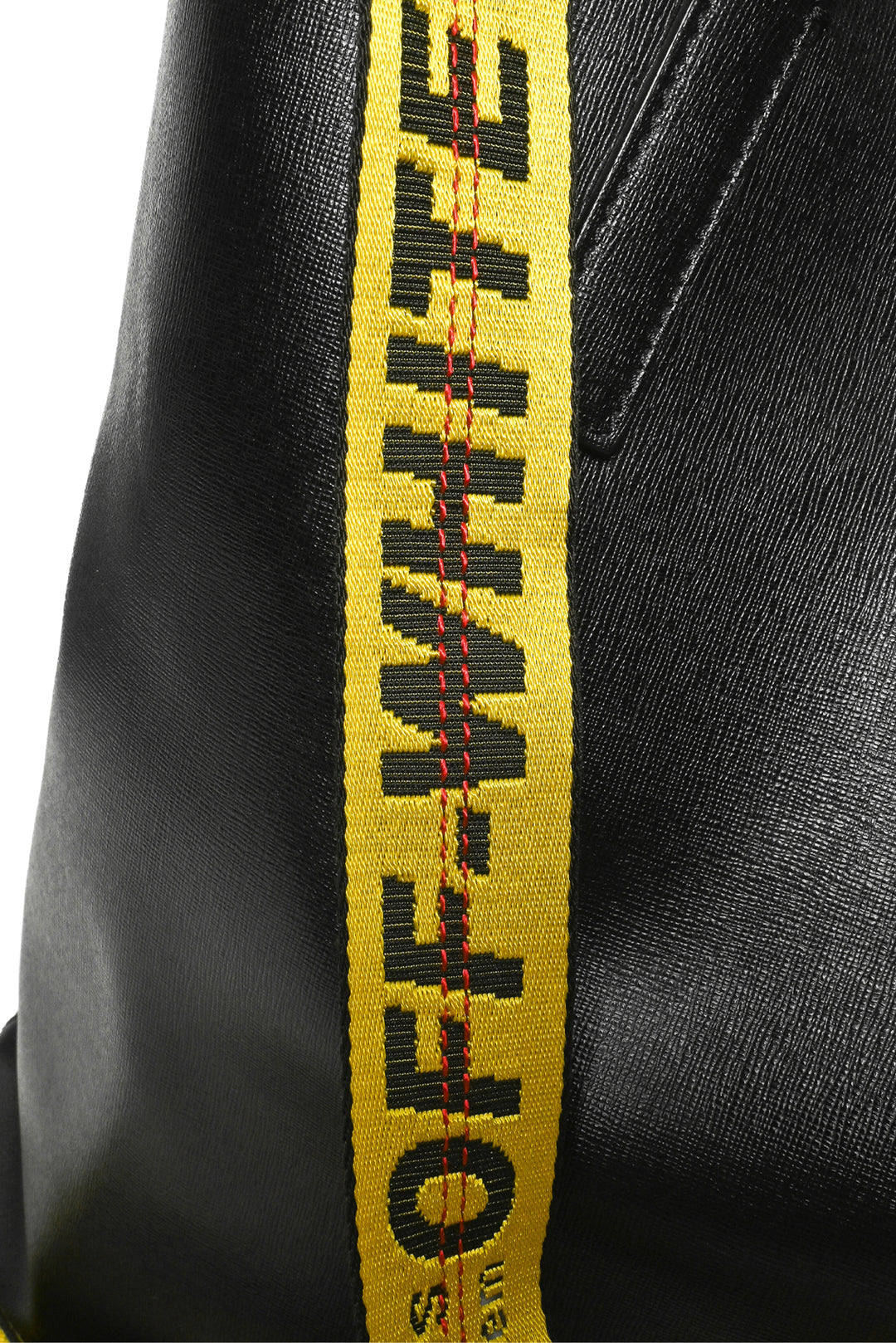 Off White Binder Diag Saffiano Tote