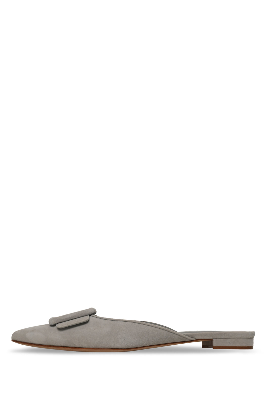 Manolo Blahnik Size 39.5 Maysale Suede Mules