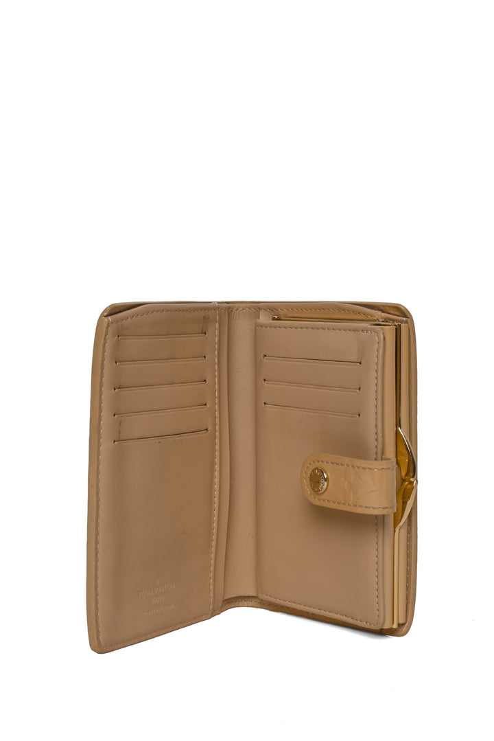 Louis Vuitton 2009 Vernis Monogram French Purse Wallet