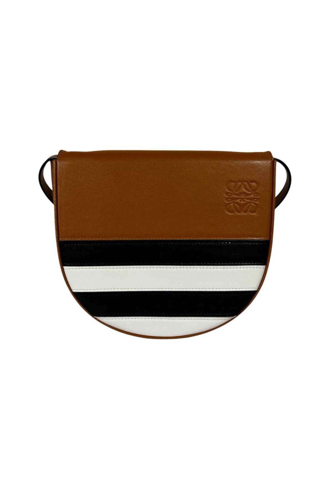 Loewe Mini Duo Heel Saddle Crossbody