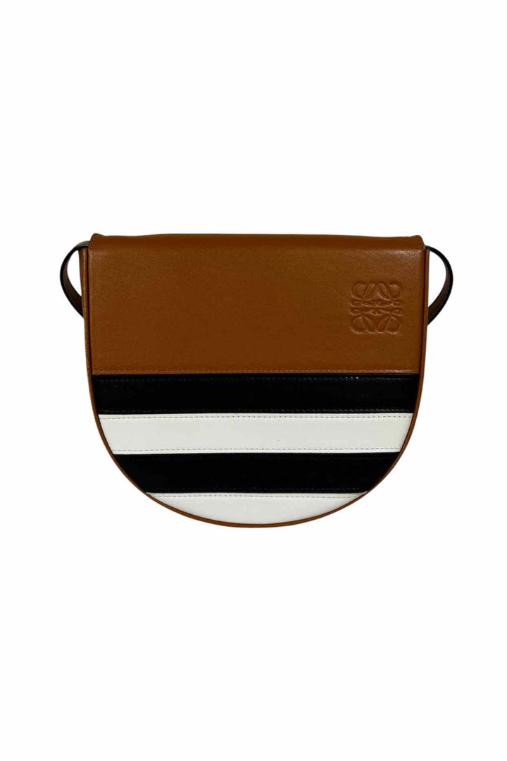 Loewe Mini Duo Heel Saddle Crossbody