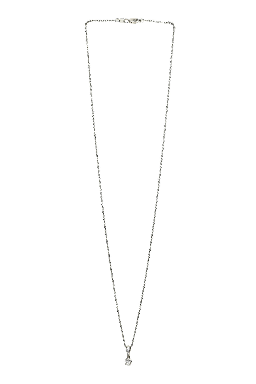 Macy's Forever Grown Diamonds Sterling Silver & Lab-Created Diamond Necklace