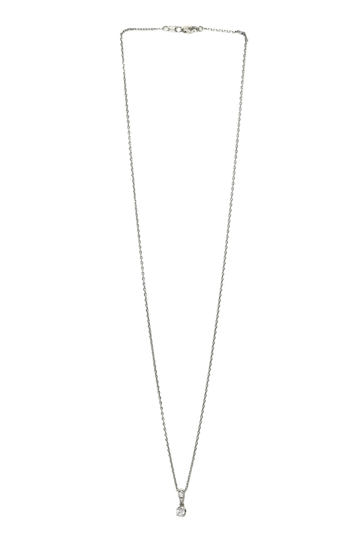 Macy's Forever Grown Diamonds Sterling Silver & Lab-Created Diamond Necklace