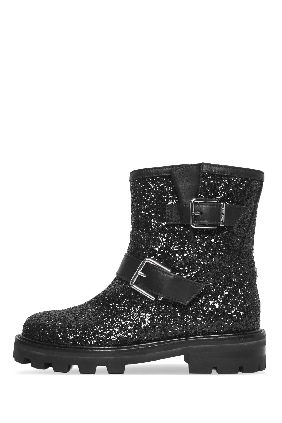Jimmy Choo Size 37 Youth II Glitter Ankle Boots