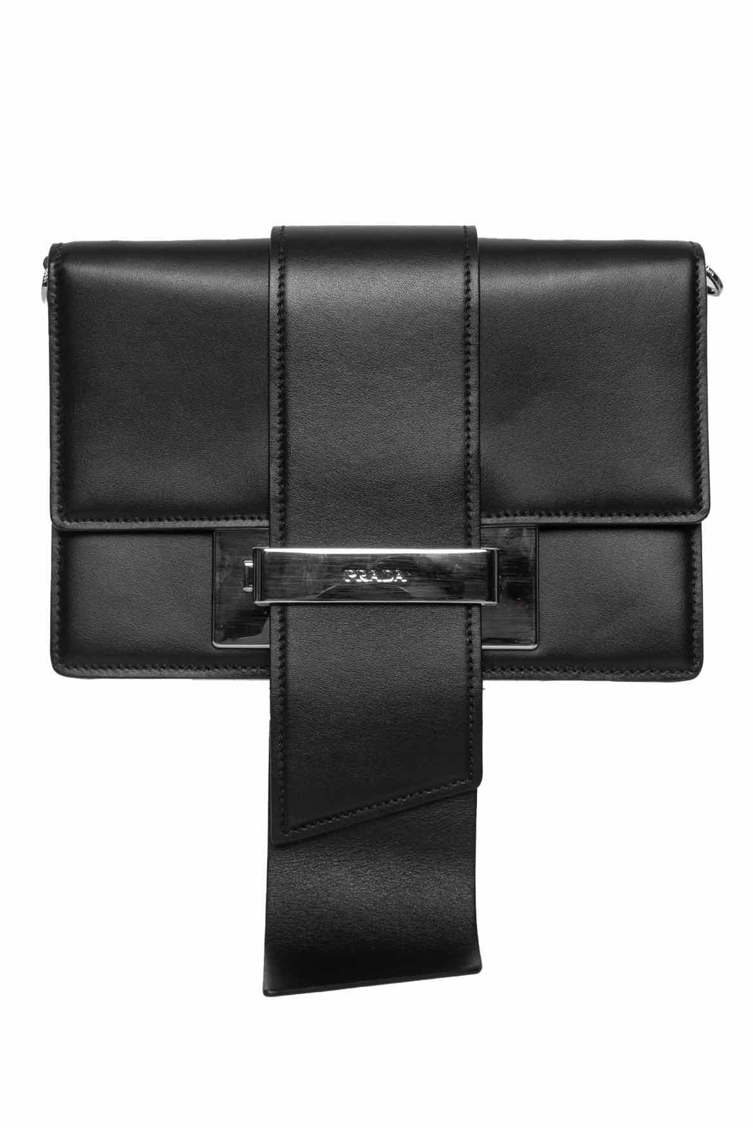 Prada 2017 City Calf Plex Ribbon Bag