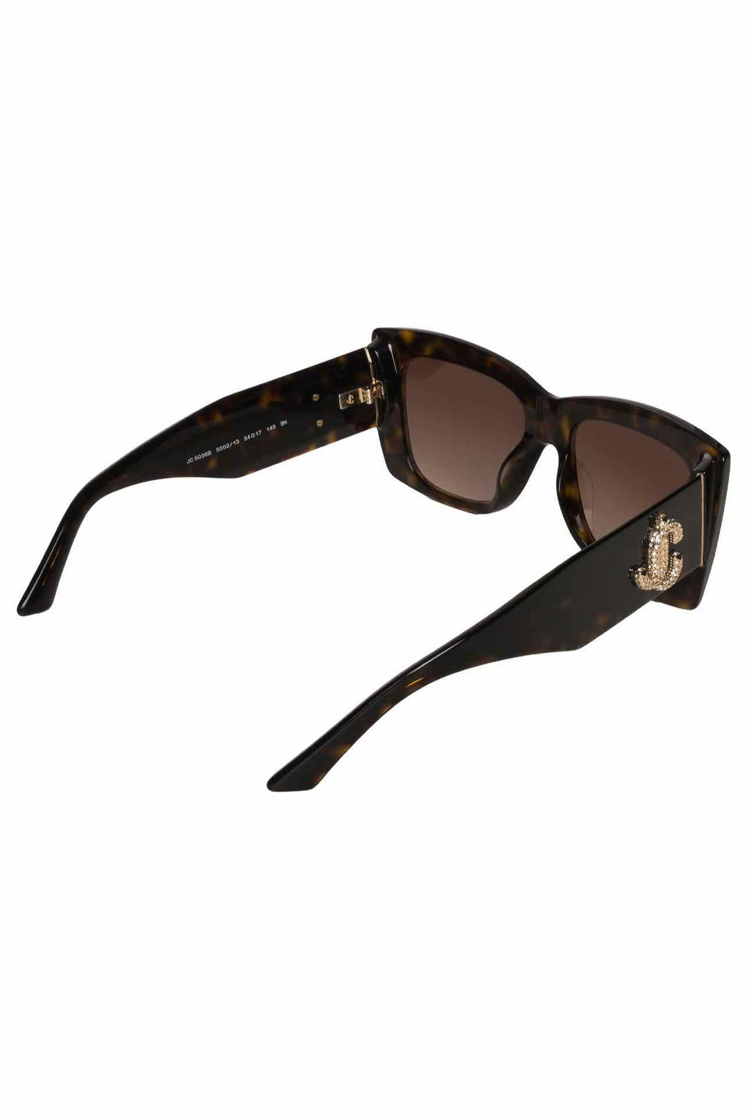 Jimmy Choo Juliana Brown Havana Square Sunglasses