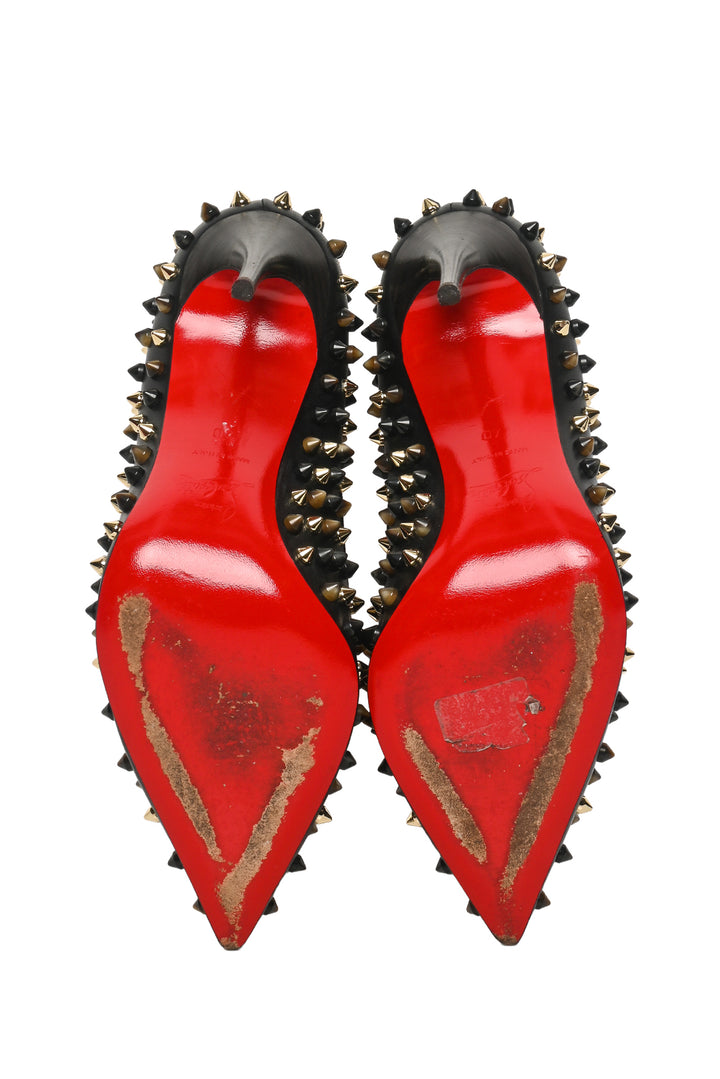 Christian Louboutin Size 40 Pigalle Spikes Nappa Leather Pumps
