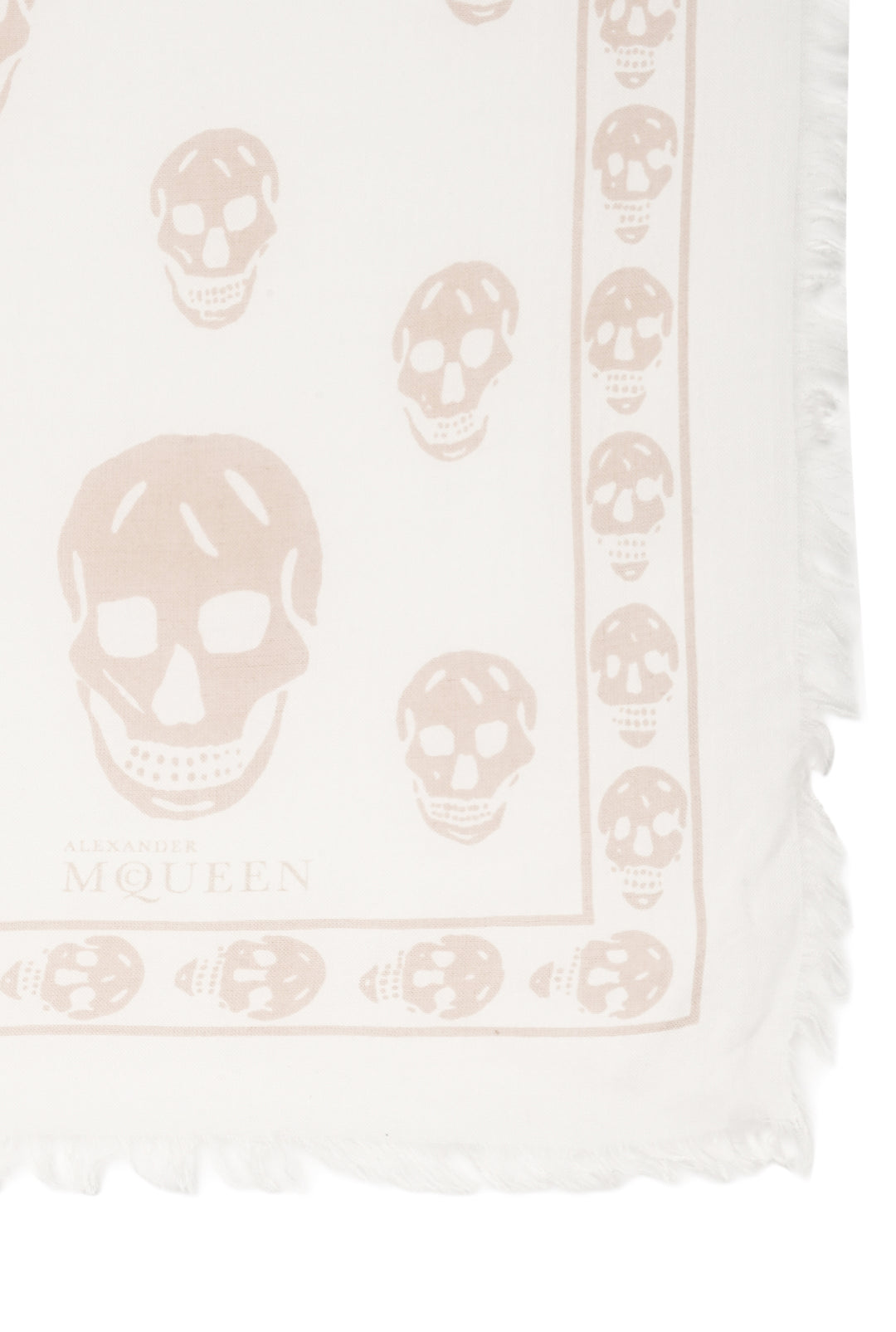 Alexander Mcqueen Modal & Cashmere Classic Skull Scarf