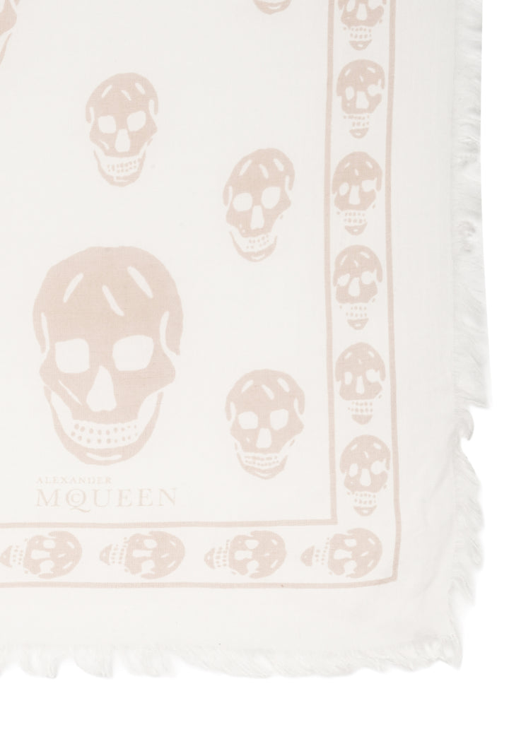 Alexander Mcqueen Modal & Cashmere Classic Skull Scarf