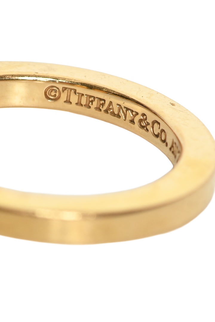 Tiffany & Co Size 7 18K Yellow Gold T Square Ring