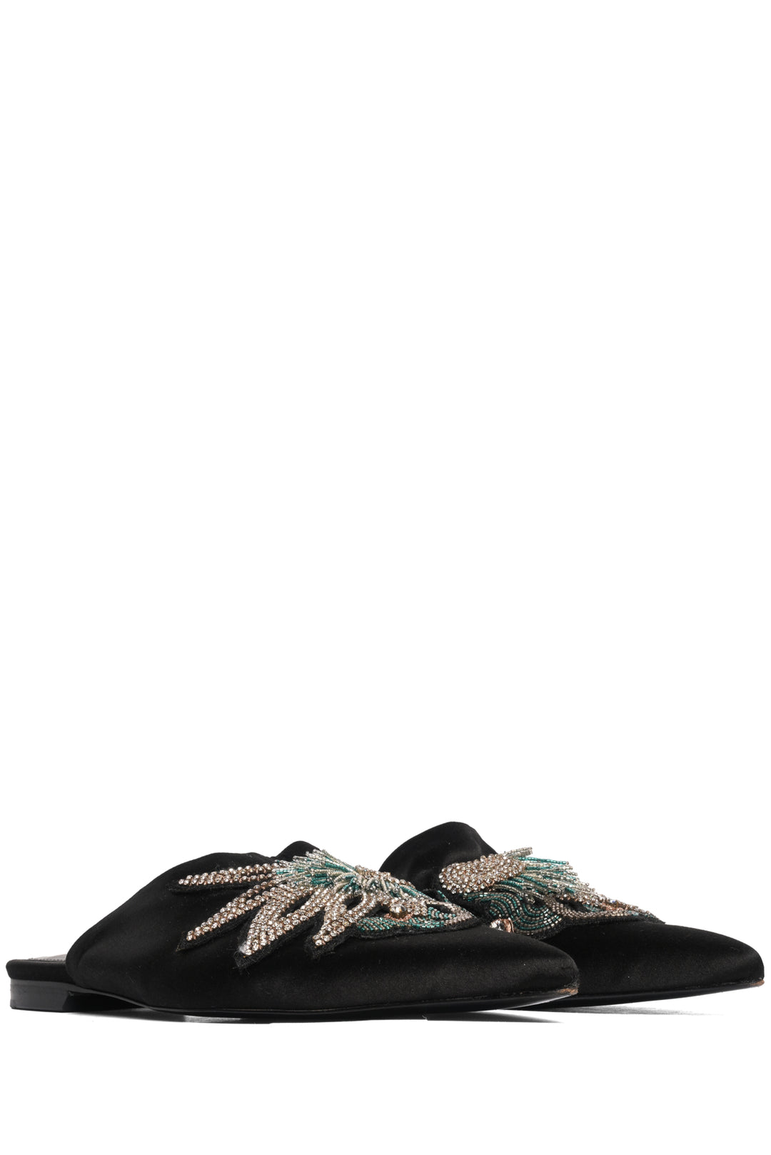 Lanvin Size 40 Satin Mules