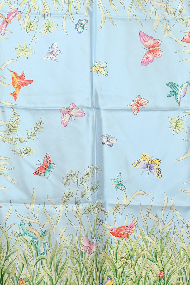 Tiffany & Co Printed Silk Square Scarf