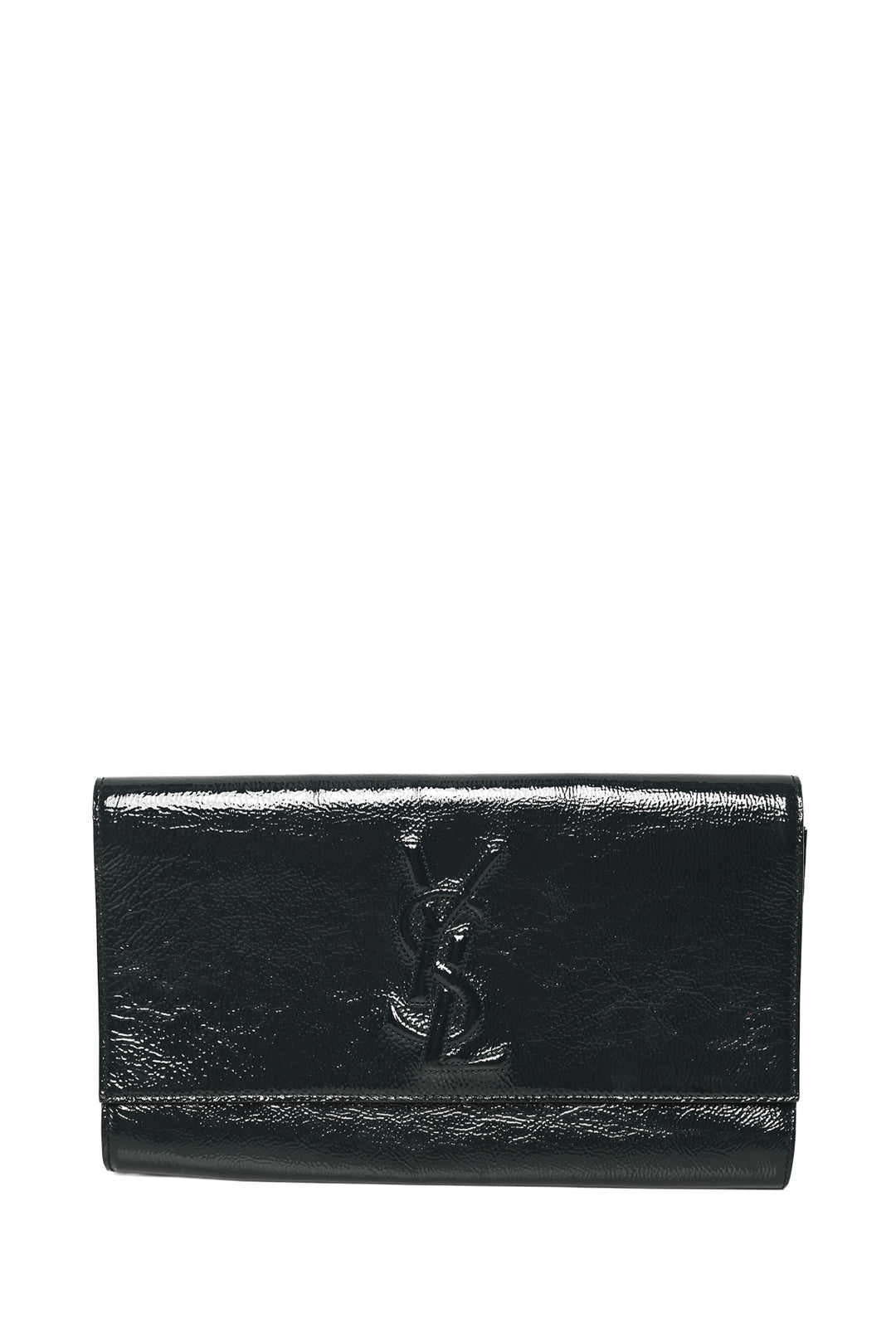 Saint Laurent Patent Leather Belle De Jour Clutch